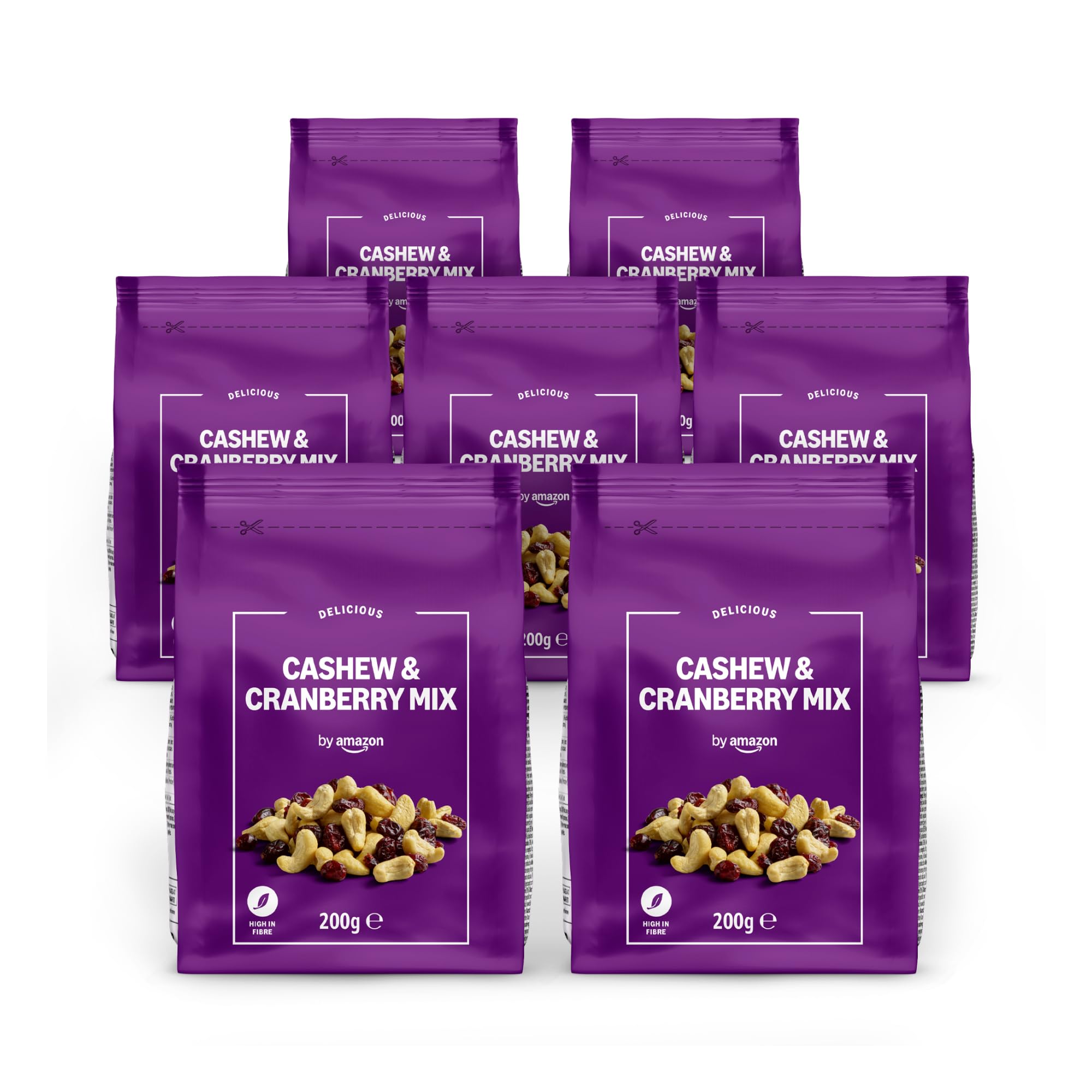 by Amazon Cashew & Cranberry Mix - 7x200g