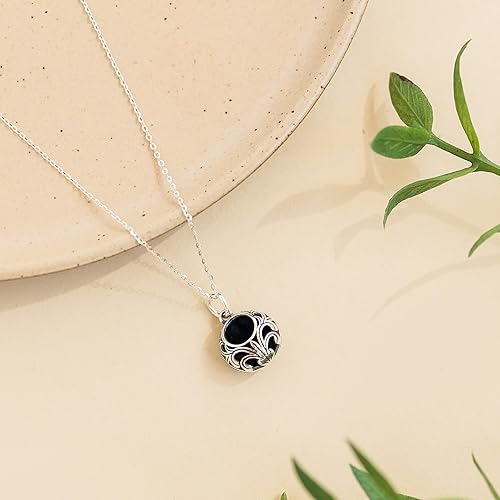 Miniatura 16 de Bottled Up Designs Handmade Vintage Lace Necklace, Recycled Vintage Bottle Glass, Sterling Silver, Eco Friendly, Made in USA, Birthday Gifts