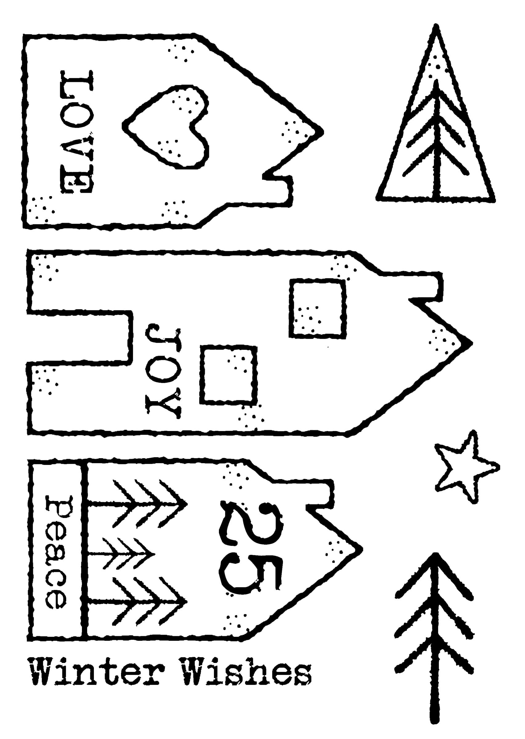 Woodware Clear Singles Nordic Houses 3 In X 4 In Stamp Set, Photopolymer, 3 X 4 In