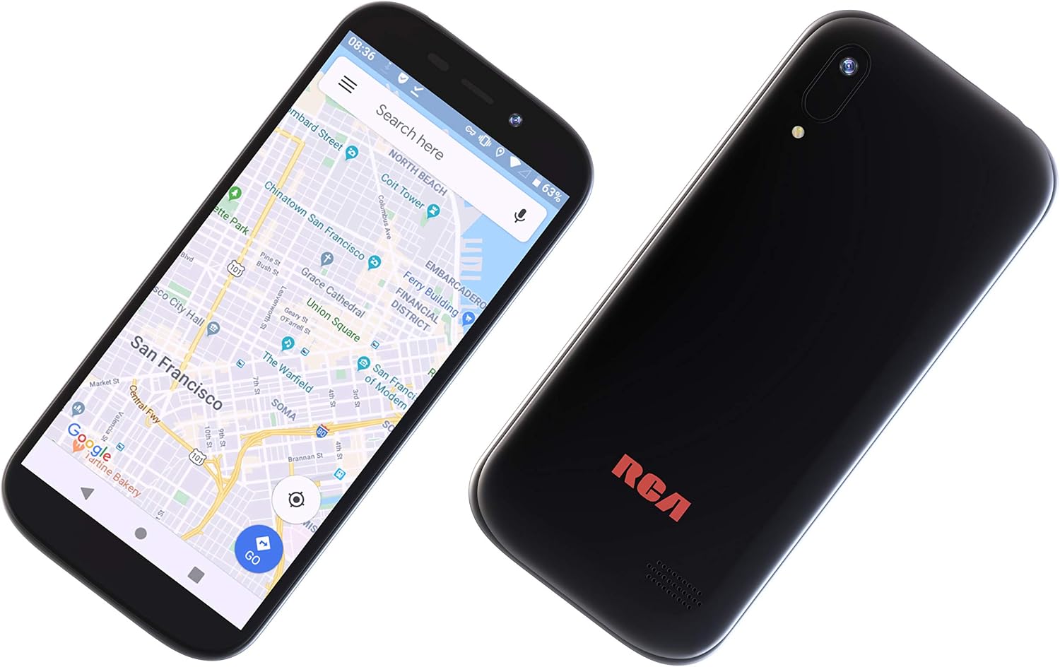 RCA G2 32GB+3GB RAM, 5.5 18:9 Display, Android 9 Pie, Unlocked Phone (Black)