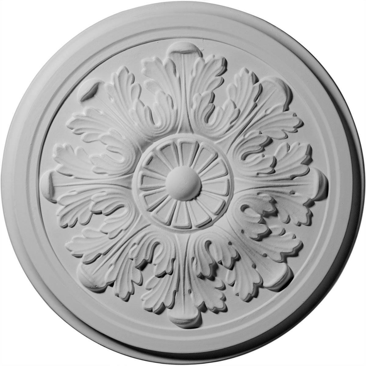 Ekena Millwork CM12LE Ceiling Medallion Primed