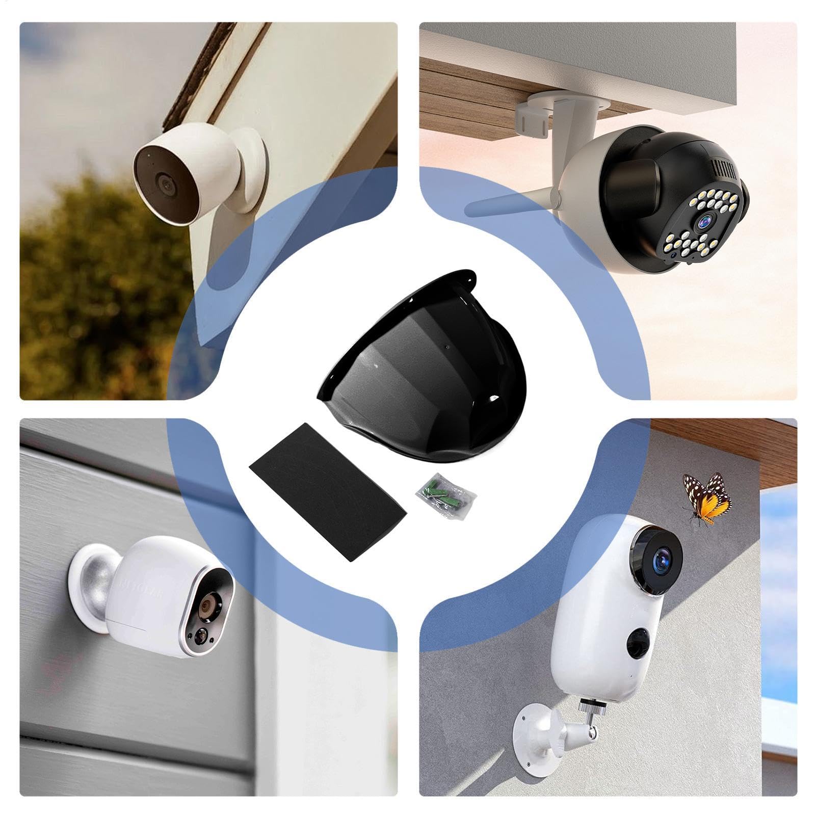 Copertura per fotocamera da esterno, custodia per fotocamera di sicurezza per esterni, Coperture per telecamera esterna, Copertura per tetto protettore per telecamera di sicurezza per