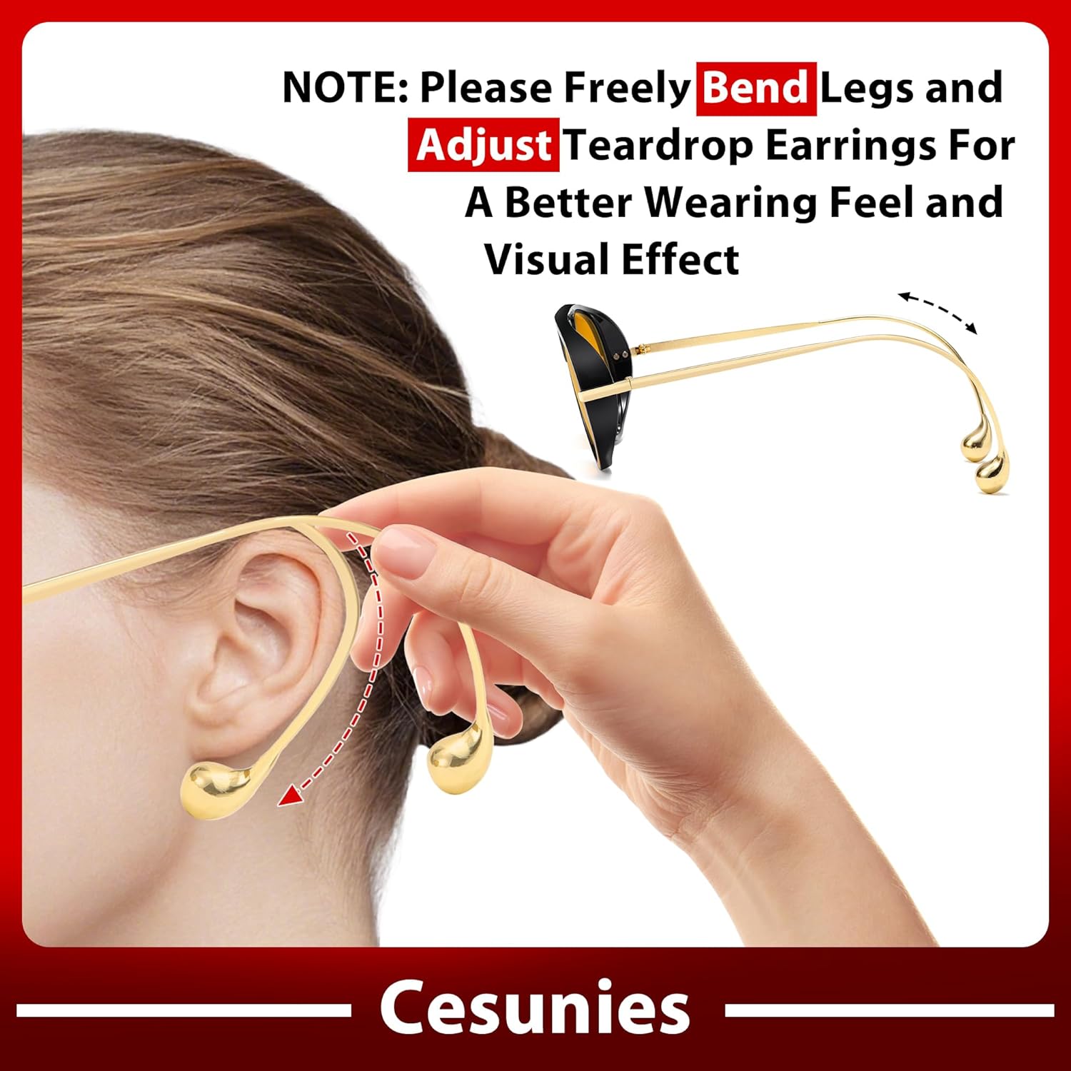 Trendy Oversized Aviator Sunglasses for Women Men Retro Big Round Sun Glasses Vintage Shield Shades CS012 - Image 6