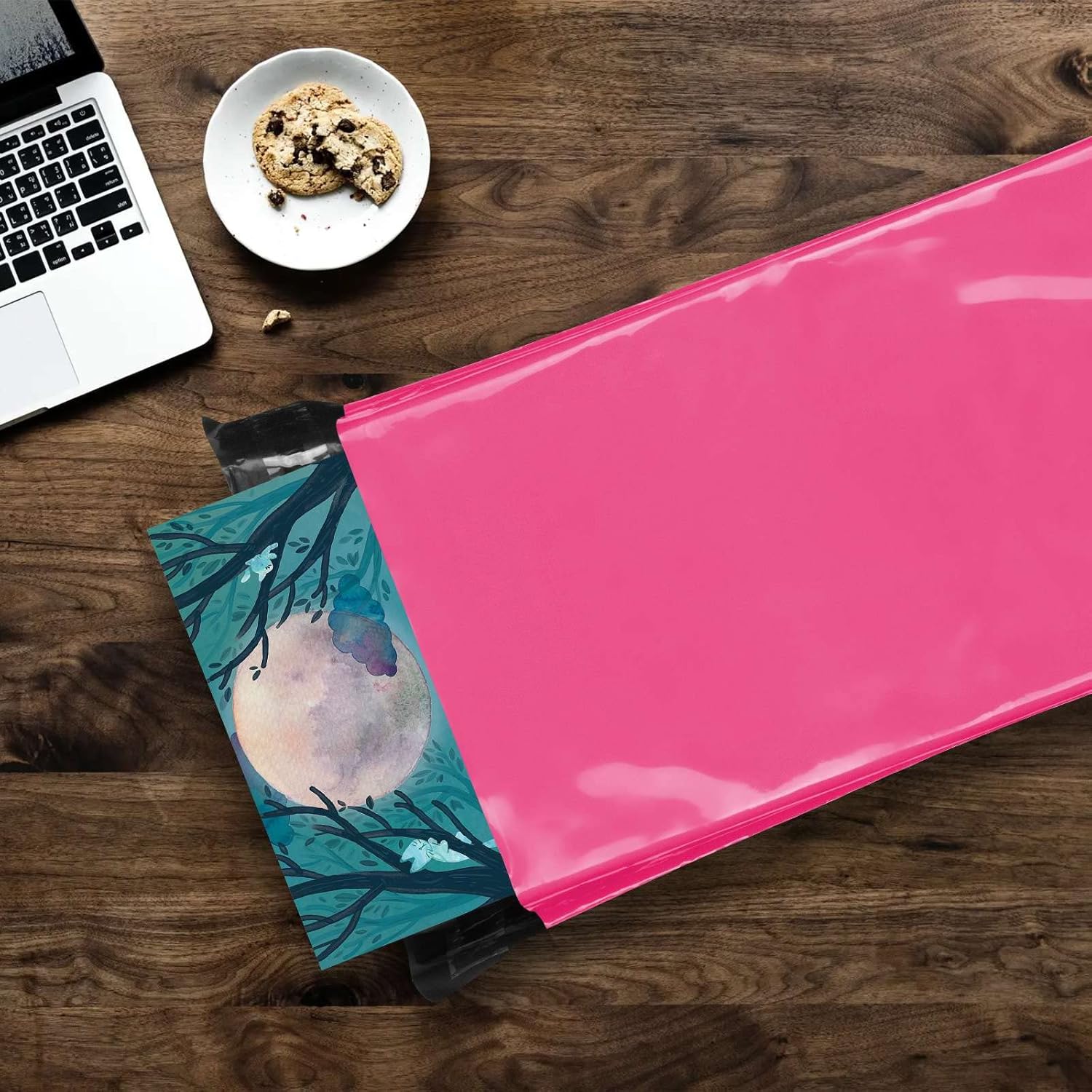12.5"x16" (32cm x 41cm) 200pcs Rose Red Poly Bag Mailers Plastic Packaging Mailing Shipping Bag Waterproof and Tear-Proof Strong Self Adhesive Multipurpose Envelopes Small Medium Large Sizes