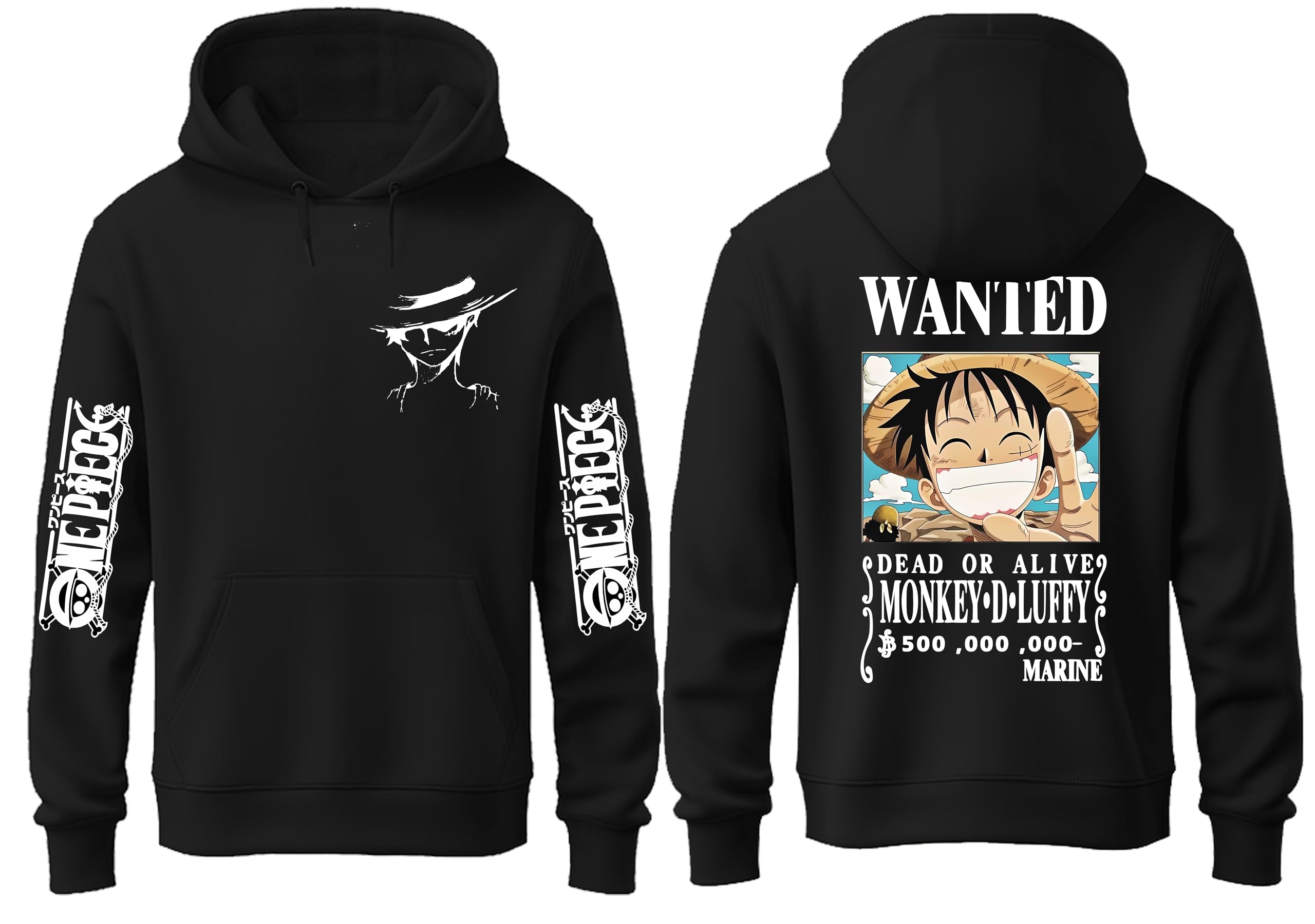 khakey Mens Cotton Hoodies | One Piece Hoodies for Men | Luffy Hoodies for Men | DP5-picture-33