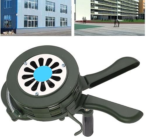 Miniatura 4 de FTVOGUE Hand Crank Siren Horn 110dB Loud Emergency Safety Alarm Manual Portable for Factories Schools Outdoor Emergency Situations