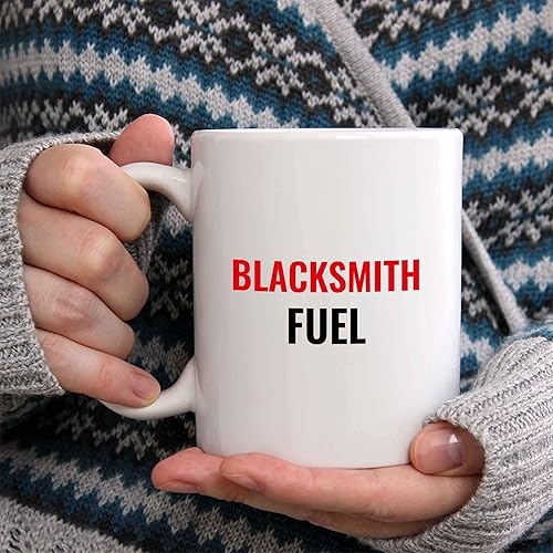 Miniatura 2 de Blacksmith Fuel - Taza de café divertida idea de regalo para familiares, amigos, compañeros de trabajo, taza de cerámica, cumpleaños, Navidad,