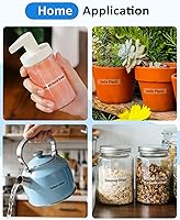 Vista 7 de PT-M95 - Cinta para etiquetadora de repuesto transparente para Brother M Tape MK-131 MK131 P Touch, compatible con rotuladoras Brother PT-65 PT-80