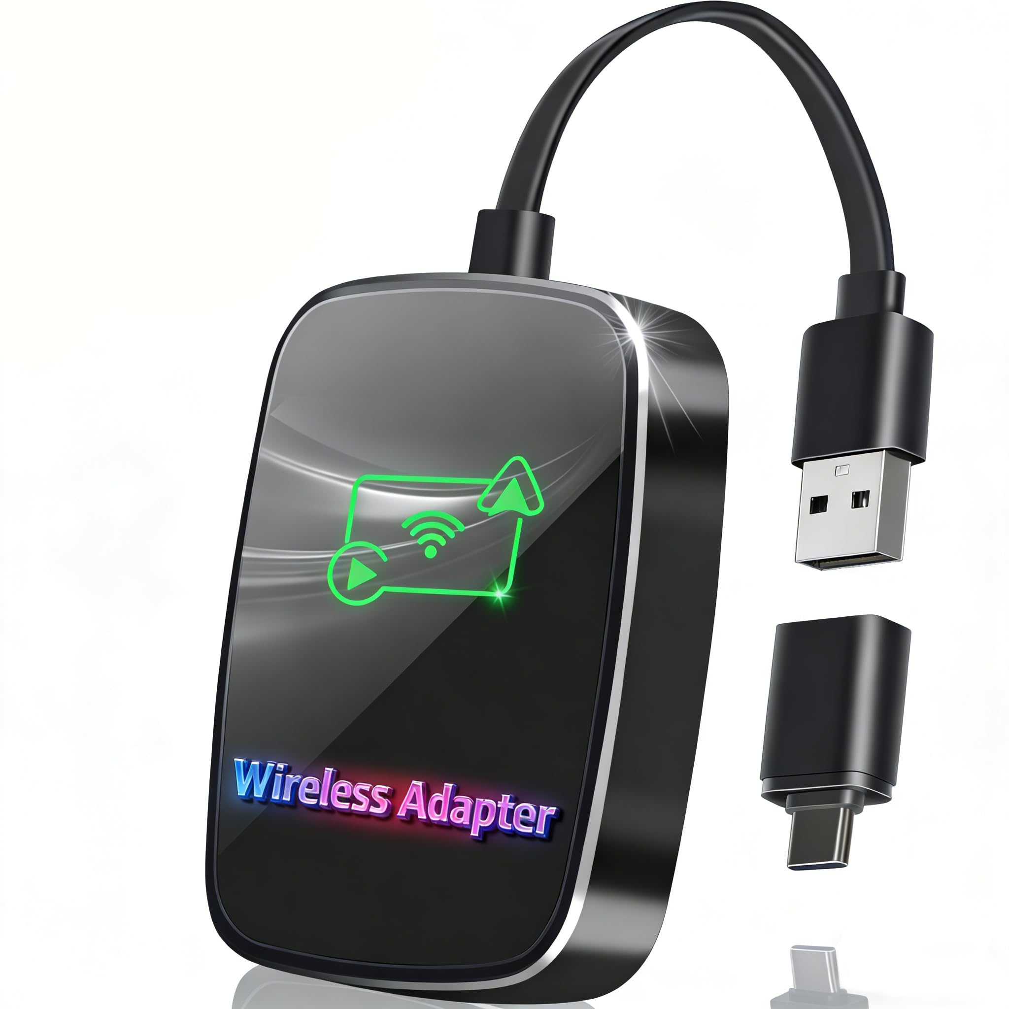 Omeyo Wireless CarPlay Adapter for CarPlay & Android Auto