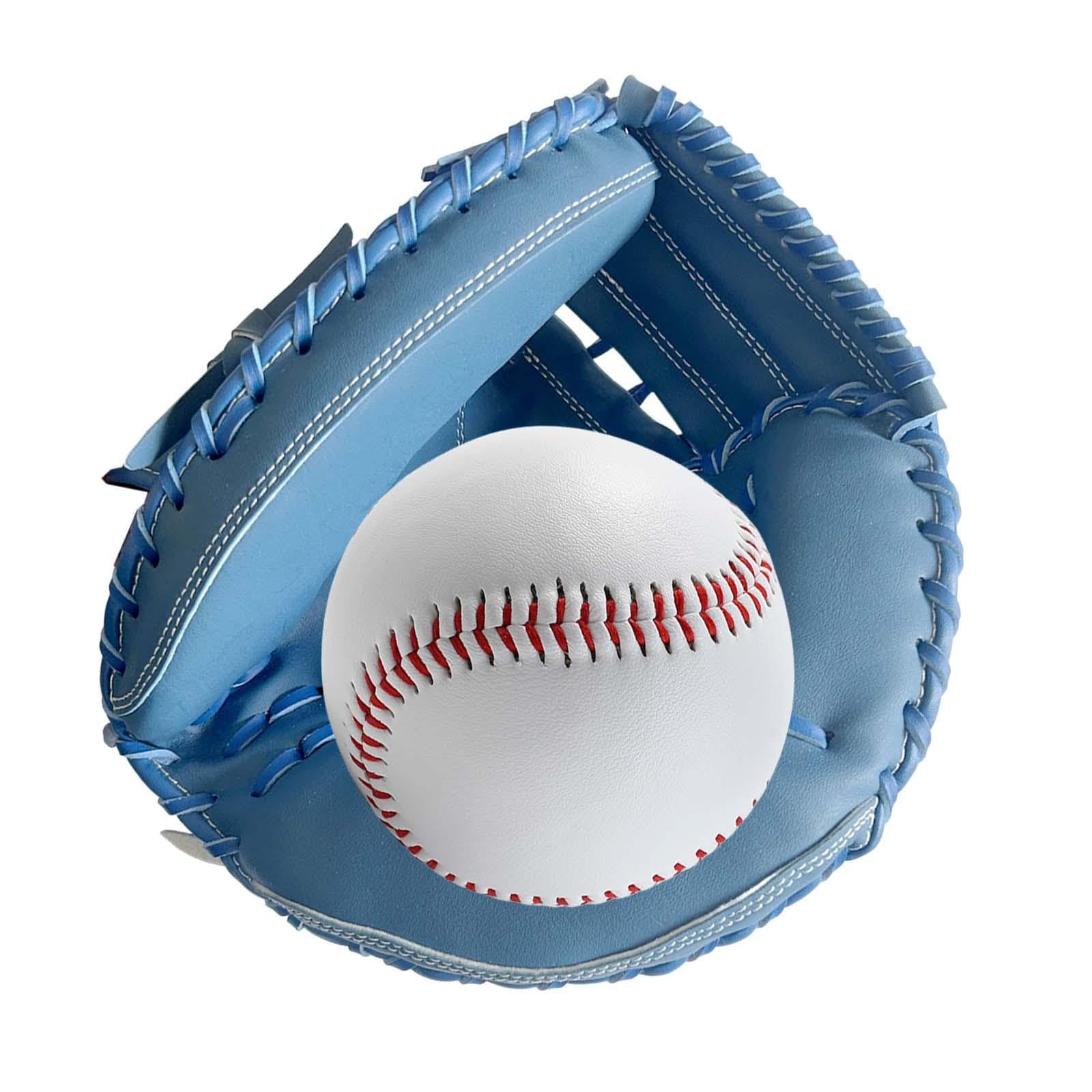 Guanti da baseball per adulti, per uomini e donne, in morbida pelle PU, da 5 pollici, comodi e facili da indossare per allenarsi, guanti da baseball regolabili, regali