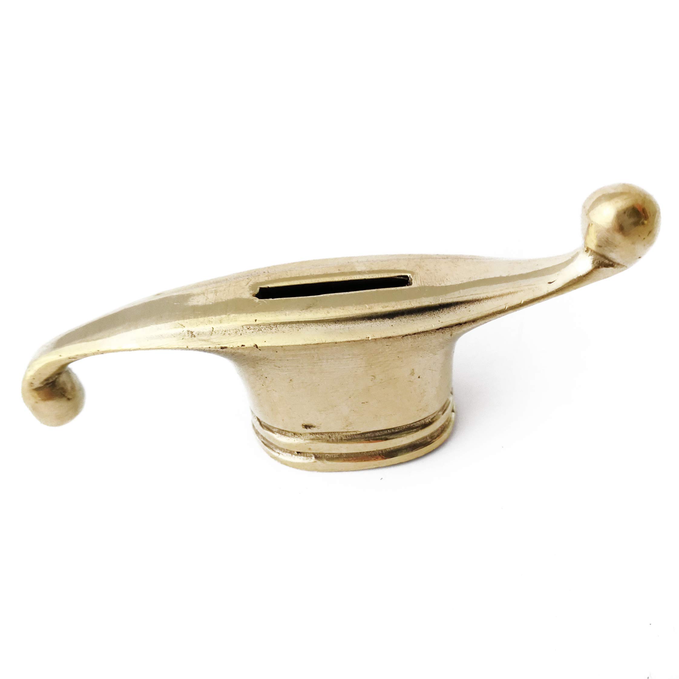 CooB Hunting Knife Finger Guard Bolster, Knife Pommel for Custom Knife Making Guard Fink NKVD. DIY Hand-Casted Solid Metal Knives Supplies Accessoriess (Bronze)