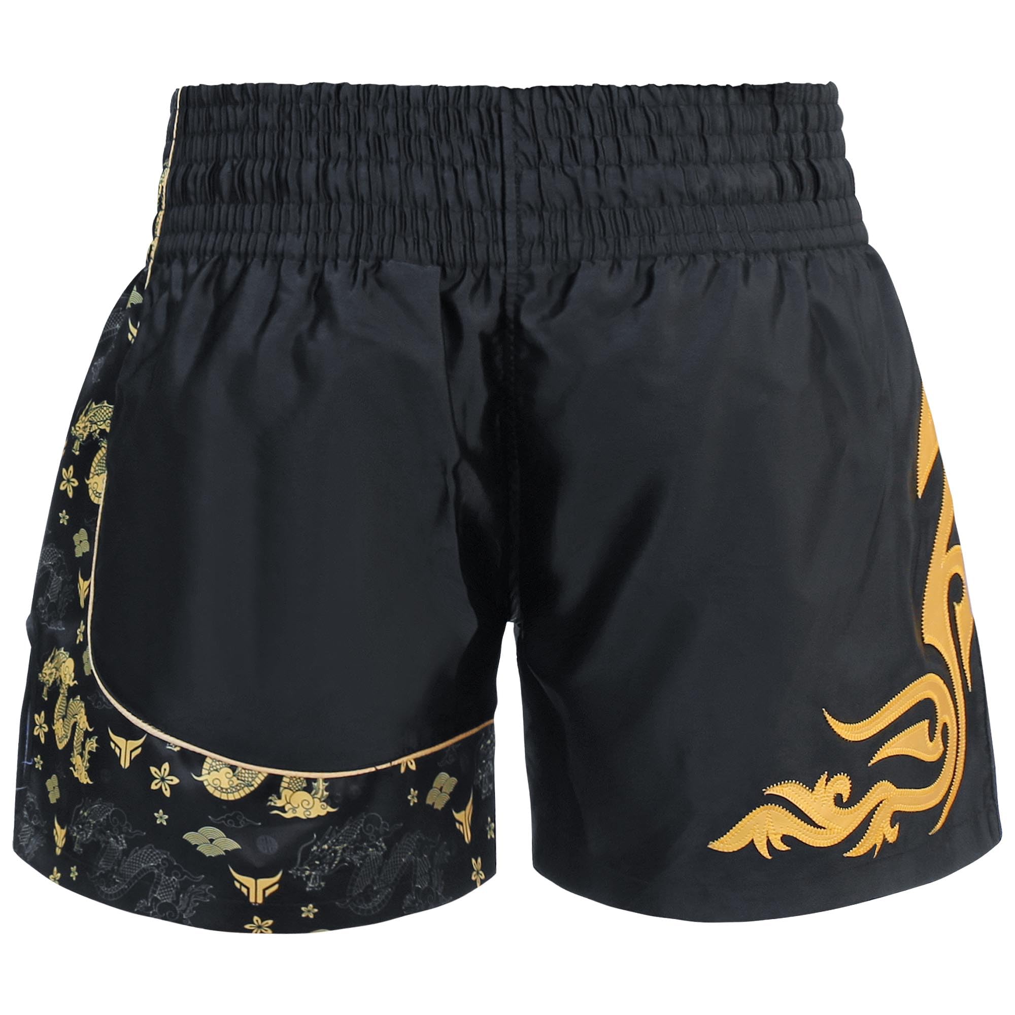 Mytra Fusion Pantalones Cortos de Kickboxing para niños Pantalones Cortos de Muay Thai para jóvenes para Lucha en Jaula Entrenamiento de MMA y Artes Marciales