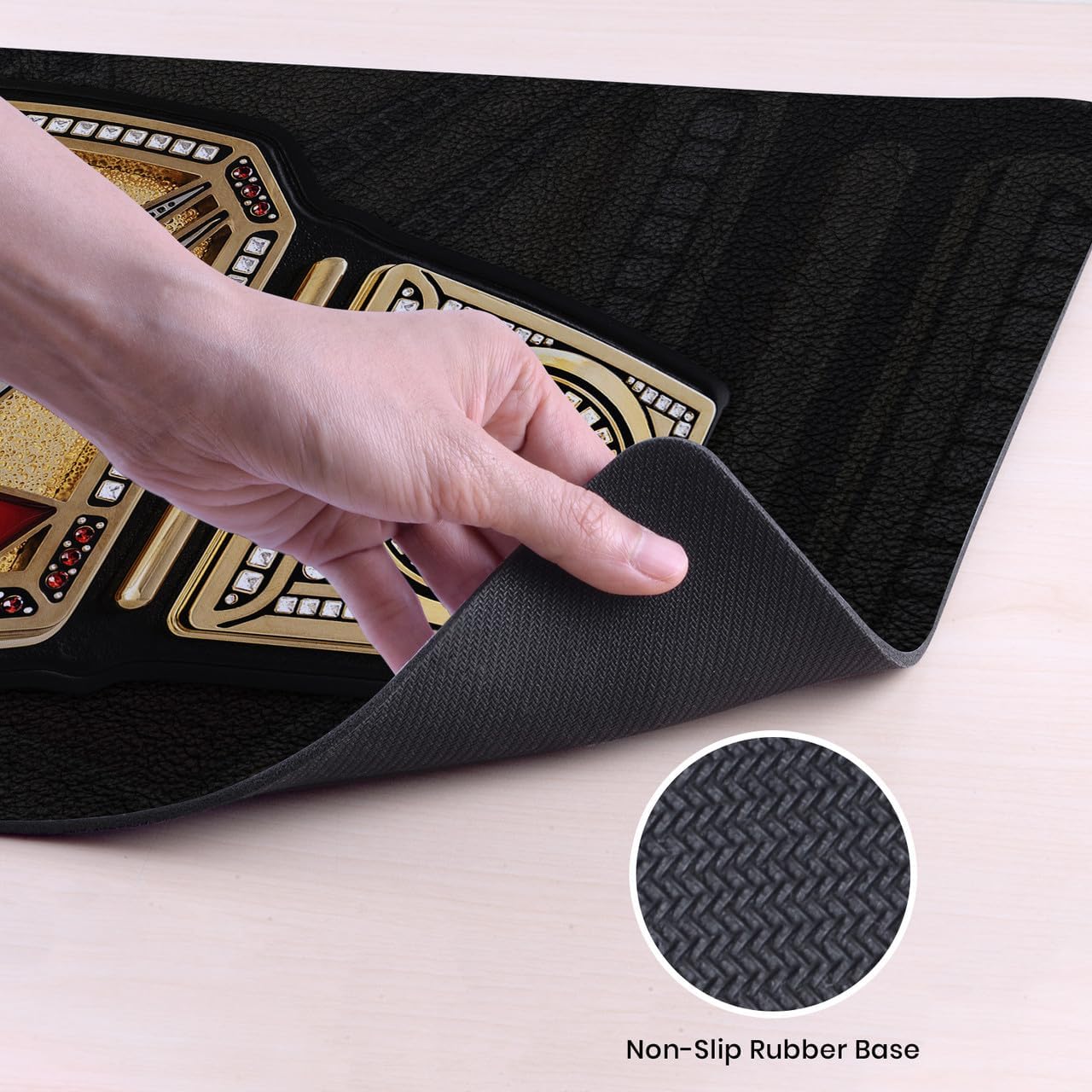 Head Case Designs Officially Licensed WWE Undisputed Championship Title Belts 37.4 x 15.75 x 0.16 inches (900 x 400 mm) - XL Gaming Office Desk PC Keyboard Mouse Mat Pad
