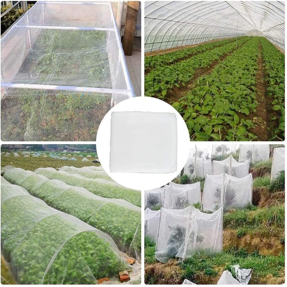 Mosquito Bug Insect Bird Net, Insect Netting for Garden Plant Covers for Insects, Protect Vegetables Fruits Flowers Plants(2.5x6M), Bird Netting