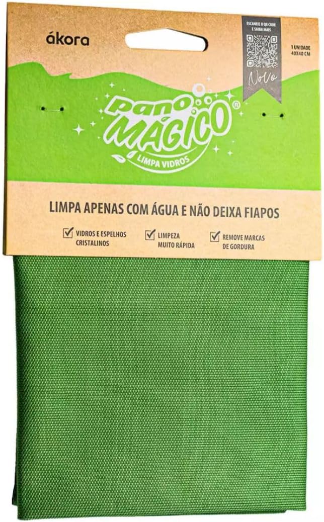 Pano Mágico Limpar Vidro (Ákora)
