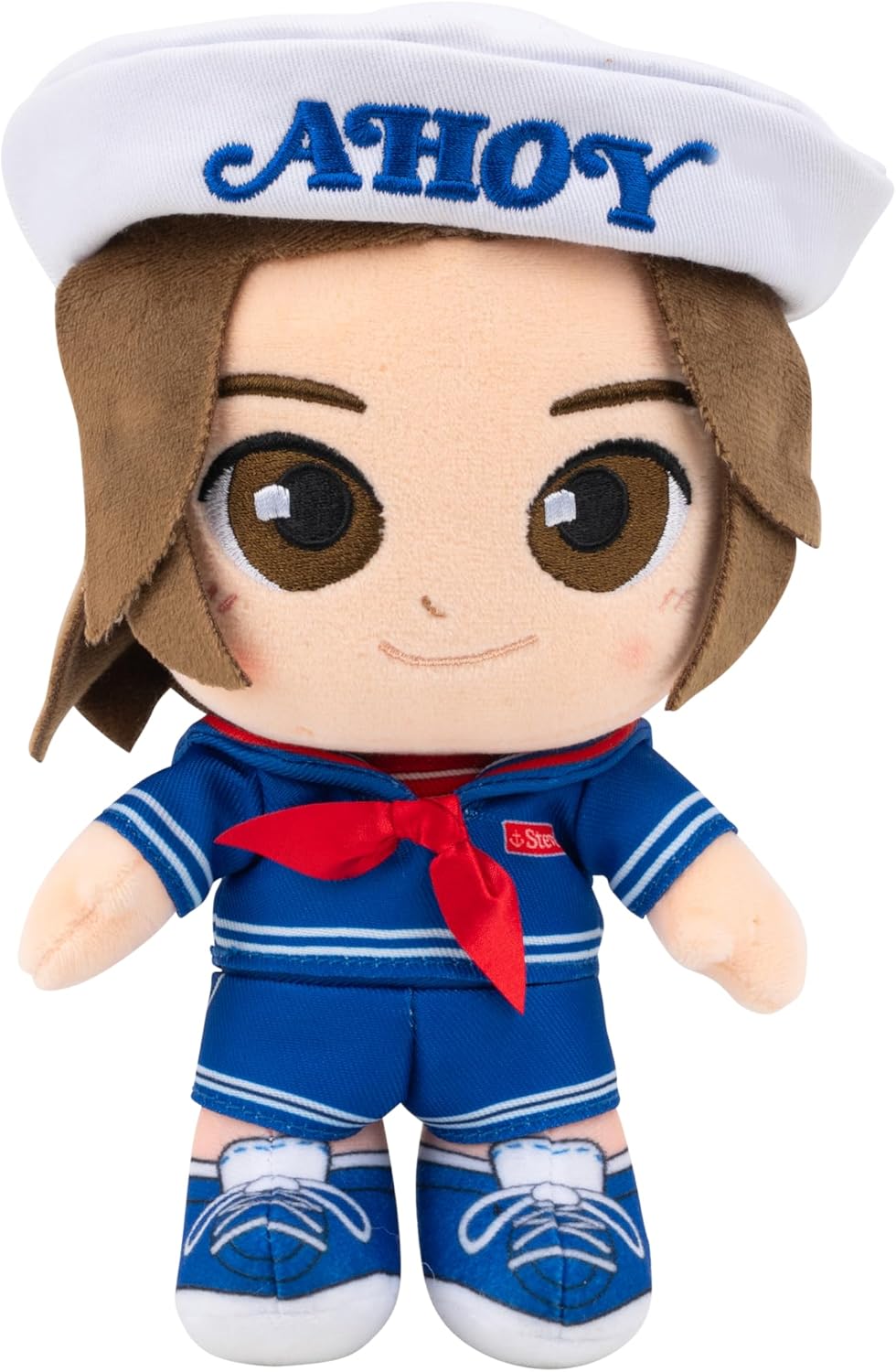 Stranger Things Dustin Henderson Upside Down Collector Figure - 6-Inch Highly Detailed Figure with Soft Good Clothing and Unique Accessories