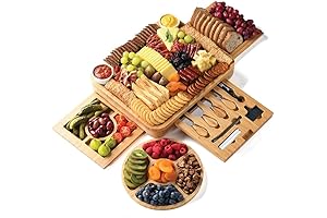 Bamboo Charcuterie Board Gift Set: Indulge in Culinary Delights
