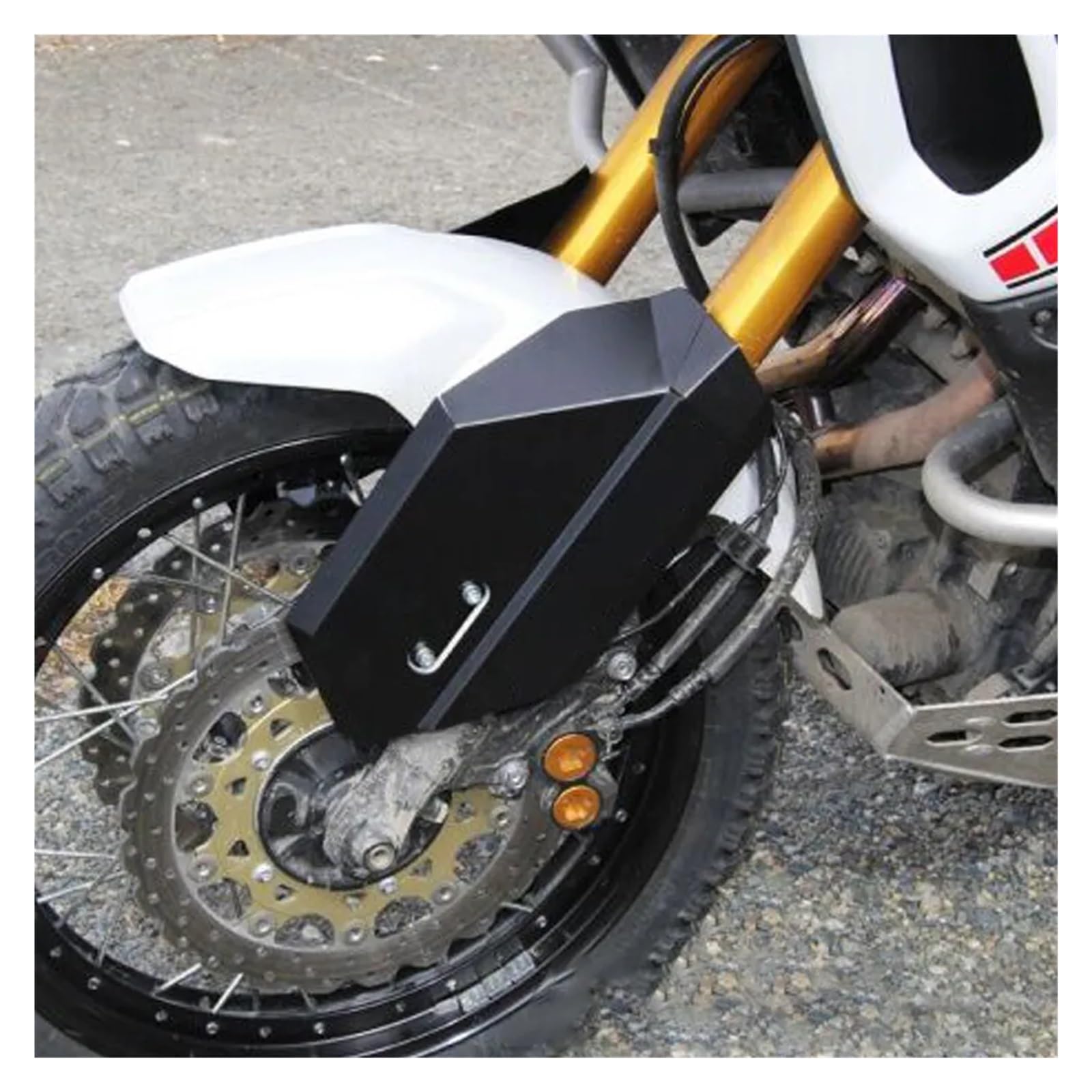 Black Front Fork Guards For Yamaha Super Ténéré XT1200Z / ES (2010-2021) - CNC Aluminum Protection Covers