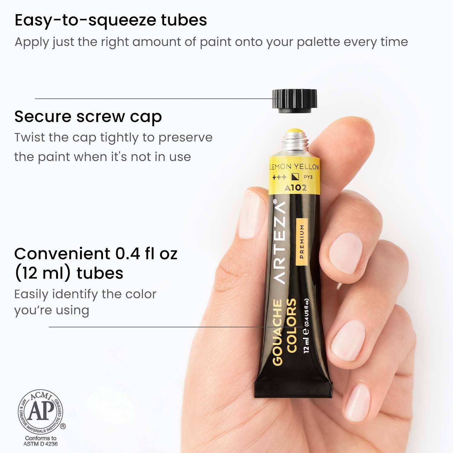 ARTEZA ARTZ-8564 Gouache Paint, 12ml (Multicolour) 1