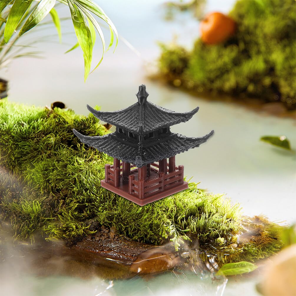 Amazon.com: Milisten Mini Pagoda Statue, Miniature Hexagon
