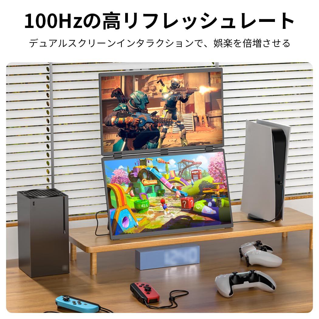 Amazon.co.jp: Cuview デュアル モバイルモニター 18.5インチ デュアル