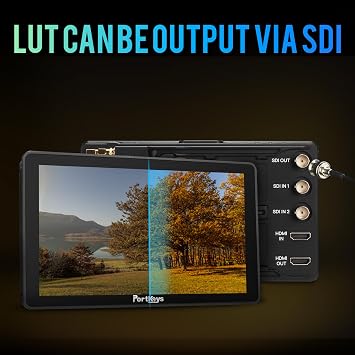 Portkeys BM7 II DS 7 2200nit Camera Field Monitor Control for RED Komodo V-Raptor/X, ARR1 Mini, FX3/6/9/30/ZV-E10/A7MIV/A7RV/ILX-LR1/A1/A9II/A7SIII/A7CII/FS5/FS7, BGH1/G9/GH6, R5/6/7/8, Z8/9, etc