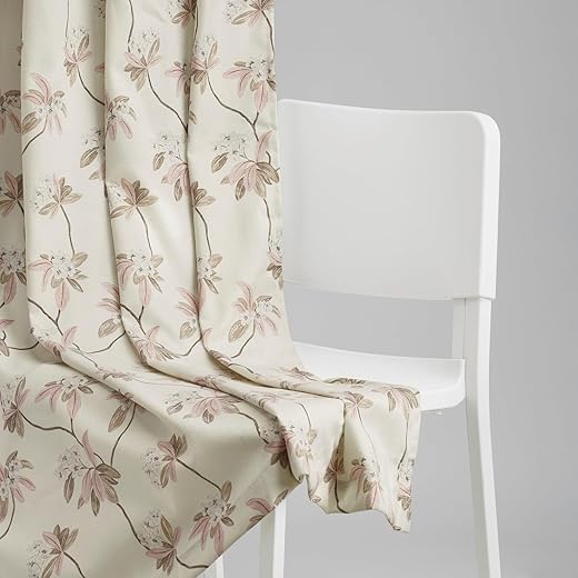 Soft Petal Bloom Door Curtains 114 x 213