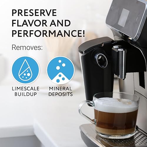 Miniatura 2 de IMPRESA Tabletas descalcificadoras para máquina de café expreso, compatibles con máquinas Breville, Jura y Miele, paquete de 20 y tabletas de 0.14