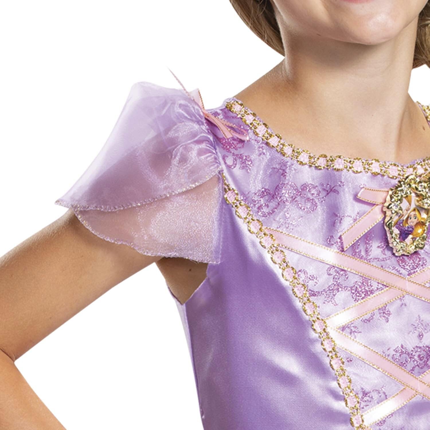 Disguise Disney Offizielles Deluxe Rapunzel Kostüm Kinder, Prinzessin Kostüm Für Mädchen, Größe S, Violett