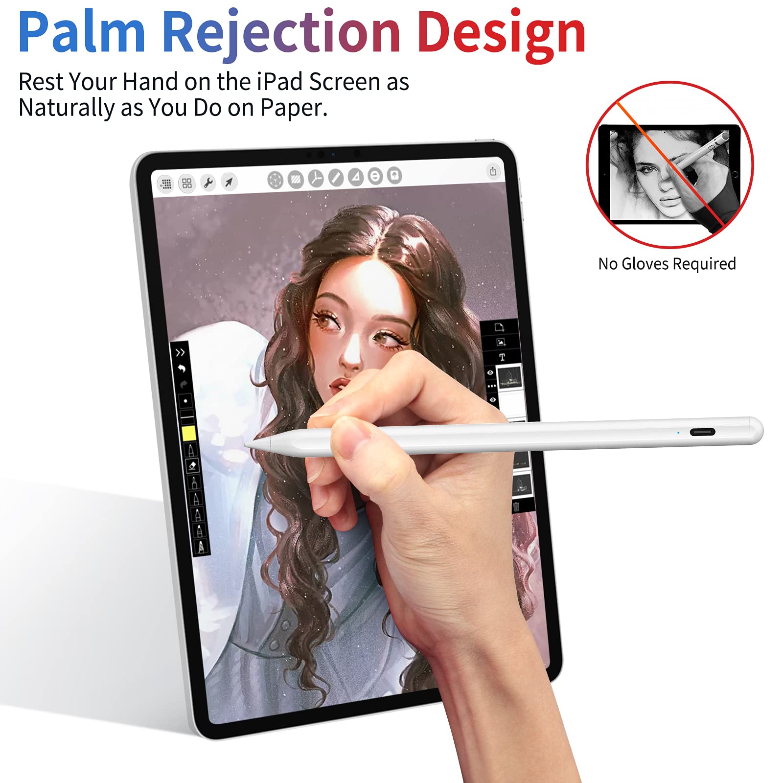iPad 本体iPad Air 128GB + KINGONE Pencil KINGONE Upgraded Stylus Pen, iPad Pencil, Ultra High