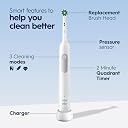 Oral B White Pro 1000 Power Rechargeable Electric Toothbrush for adults, Powered by Braun,pack of 1 gallery image