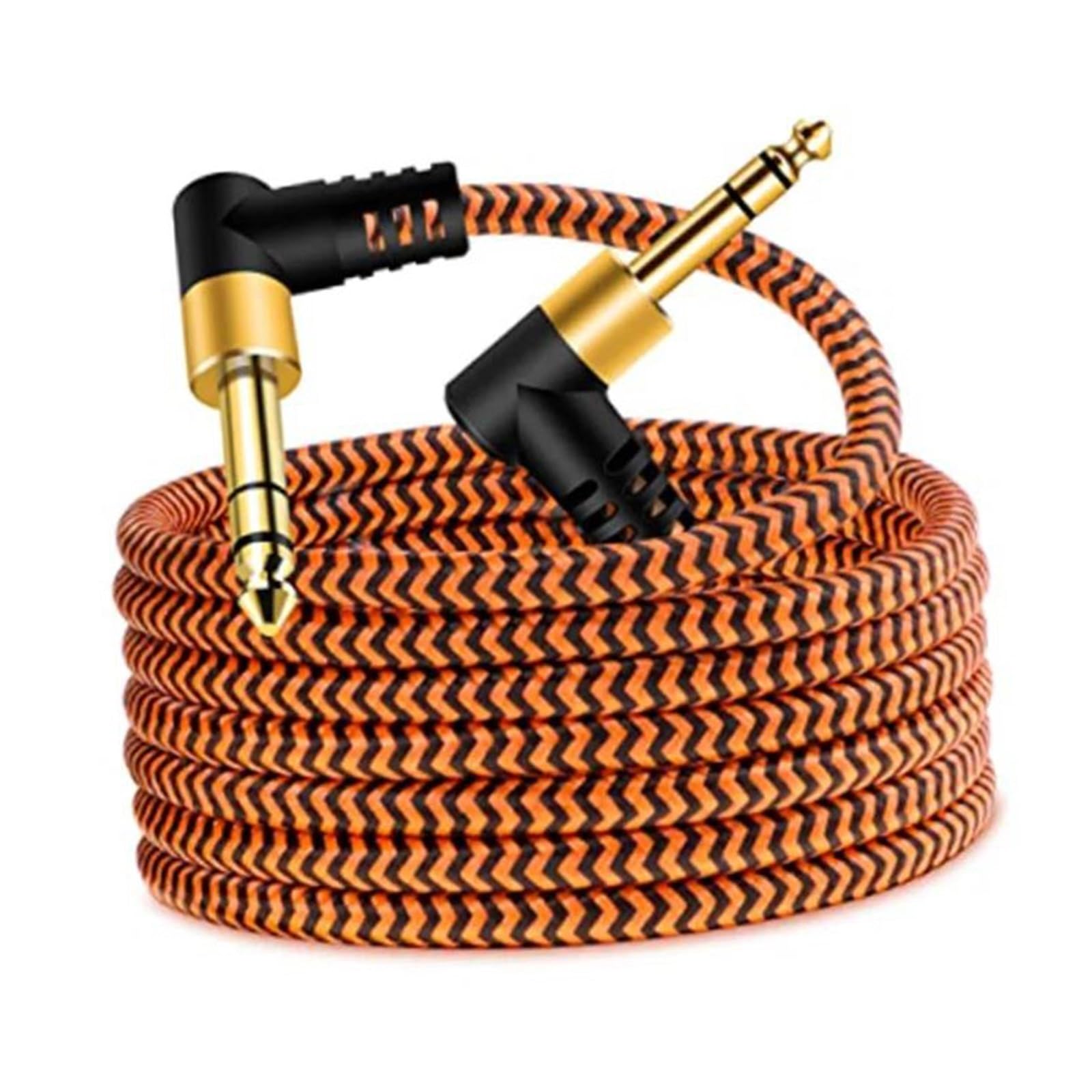 Kabel Do Gitary Gitara Elektryczna Kątowy Kabel Basowy Męski Wyjście Stereo | Ten kabel jest wszechstronny i nadaje się do szerokiej gamy sprzętu muzycznego.(Type2,5m)