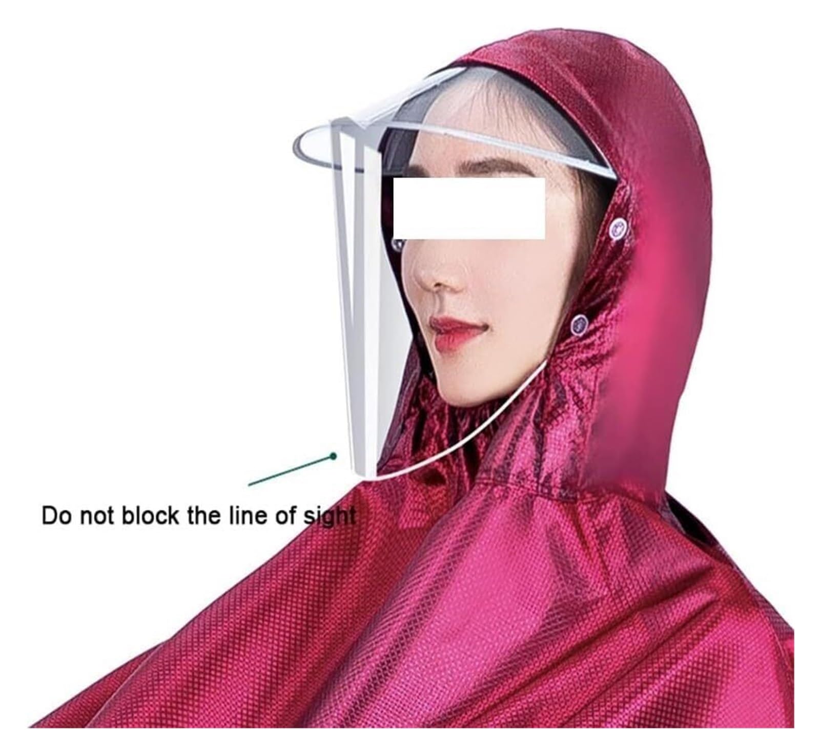 Waterproof Rain Poncho Cycling Poncho, Poncza, motocyklowe wydłużone poncho Motocyklowa odzież przeciwdeszczowa z kieszeniami na lusterka Jazda motocyklem Duża osłona przeciwdeszczowa Peleryna do elek