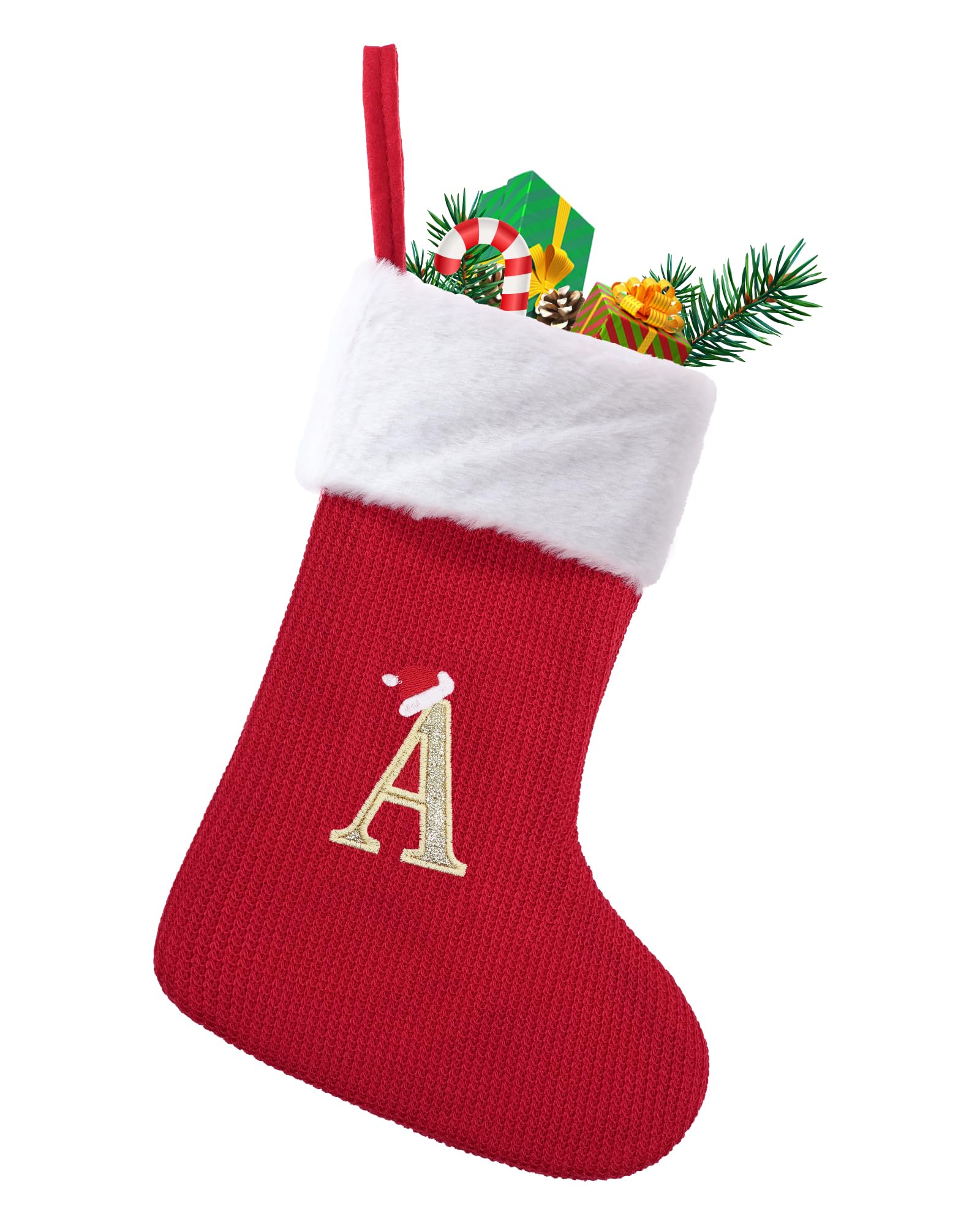 TOPWAYS Christmas Stockings, Medium Xmas Personalized Knitwear