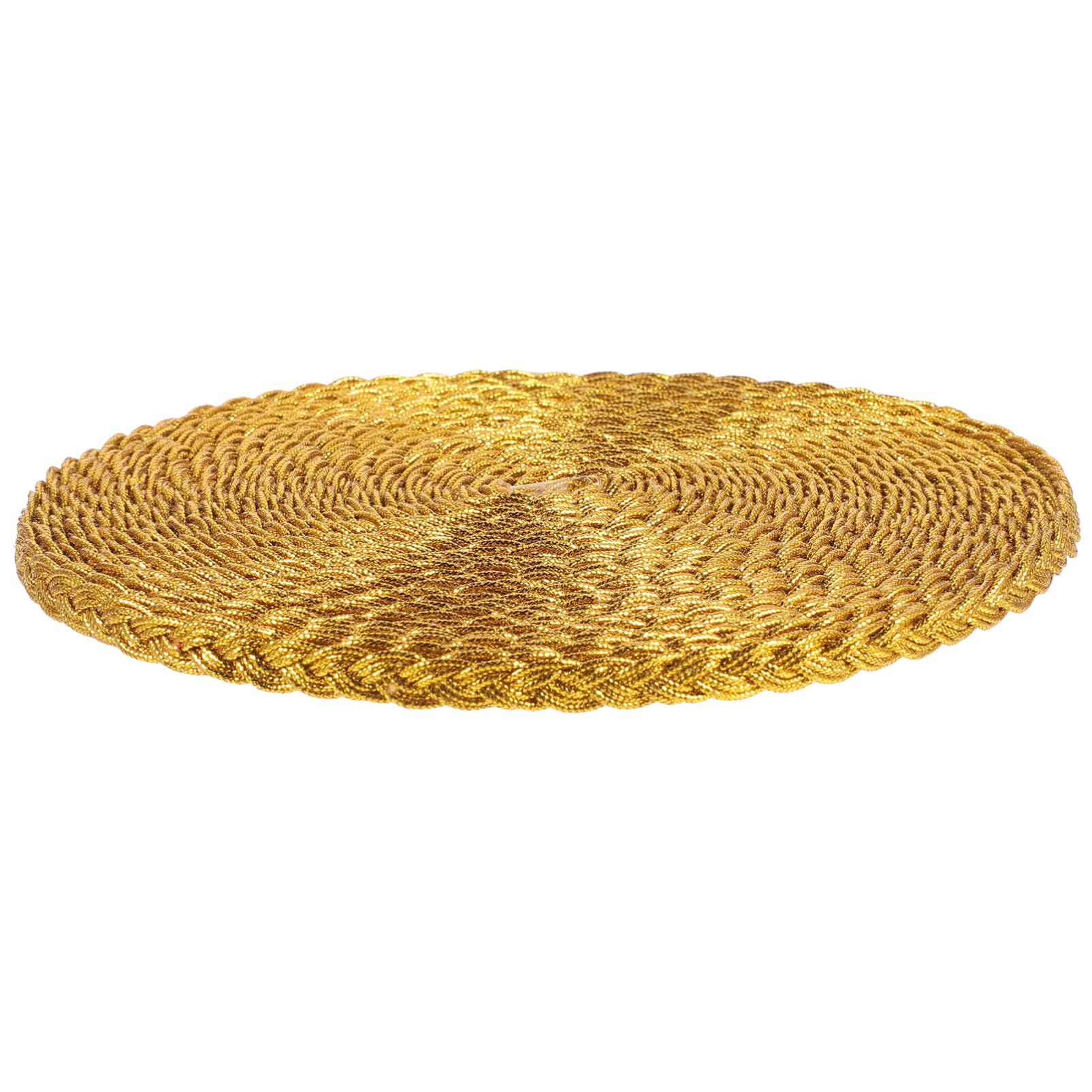 Operitacx 5piezas Cinta Decorativa Trenzada Dorada Para Confección y Decoración De Cortinas Ribete Versátil Para Manualidades Fácil De Usar y Lavable Para Accesorios De Ropa y Proyectos