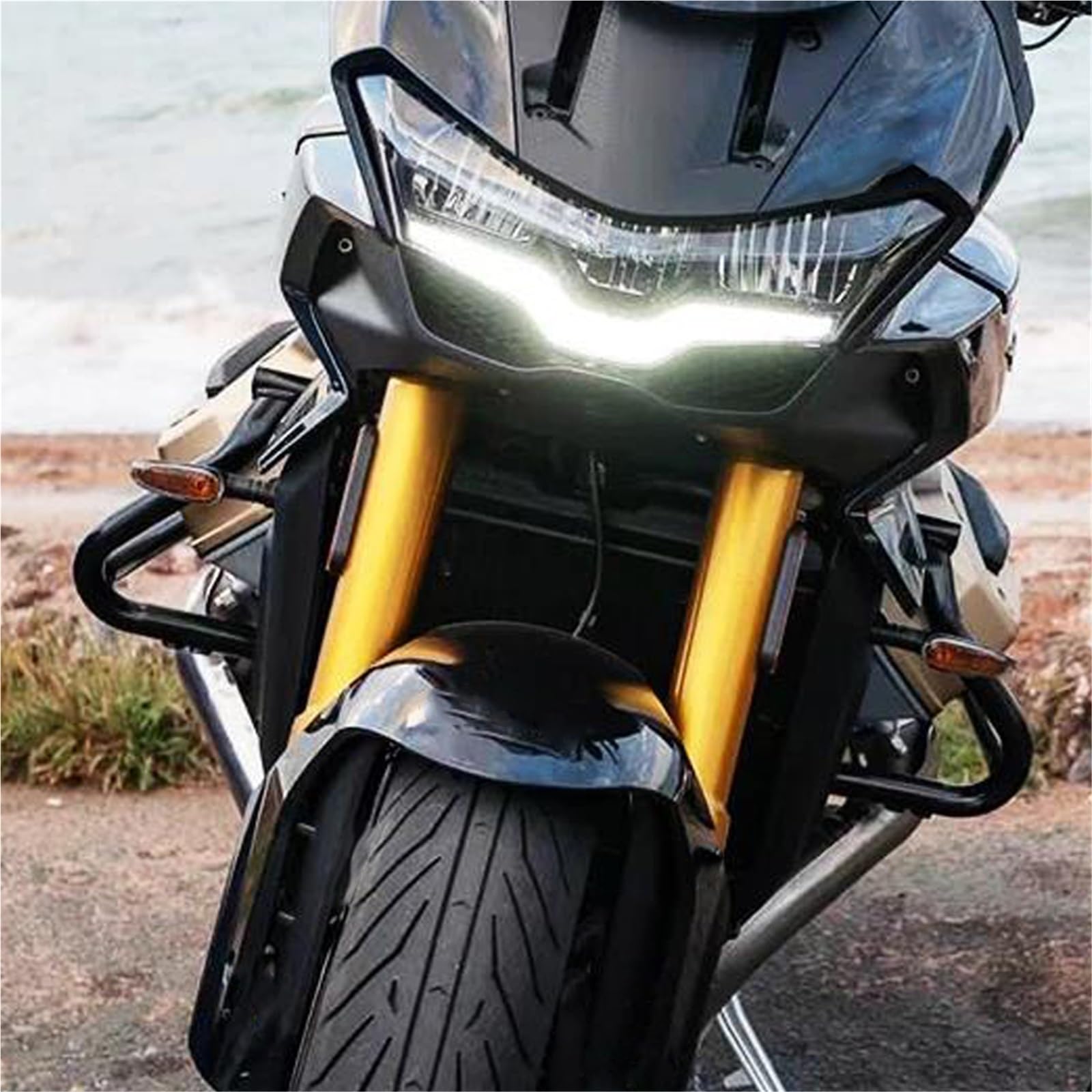 V100 Mandello Ricambi Moto Paraurti Protezione Motore Barra Paramotore Stradale per Moto per Guzzi V100 Mandello 2023 2024