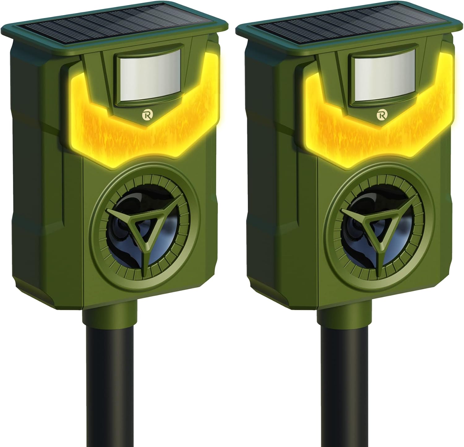 Amazon.com: YARDefense Solar Powered Ultrasonic Animal Repeller with ...