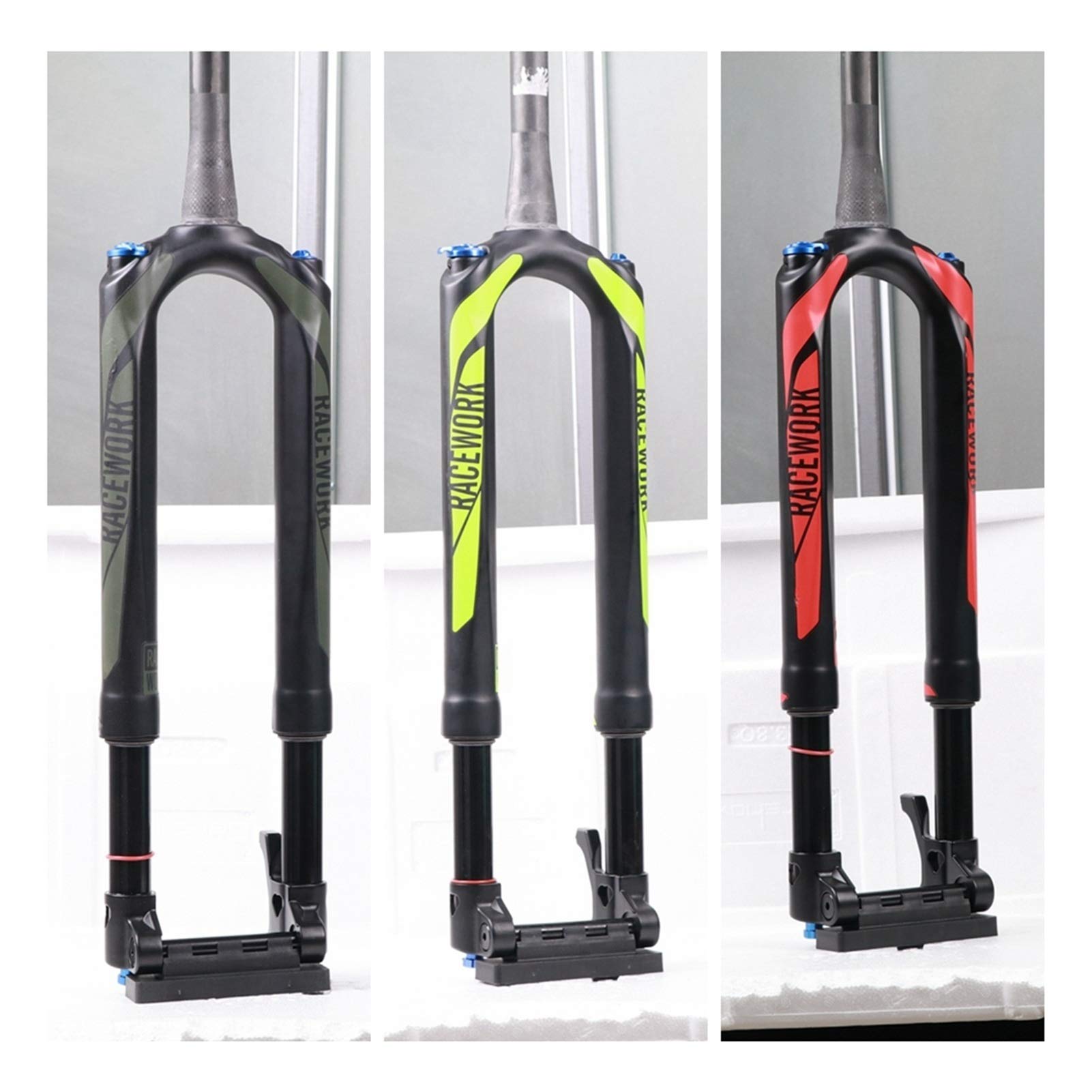 Amazon.co.jp: RS1 MTBカーボンフォークスルーアクスル100×15mm