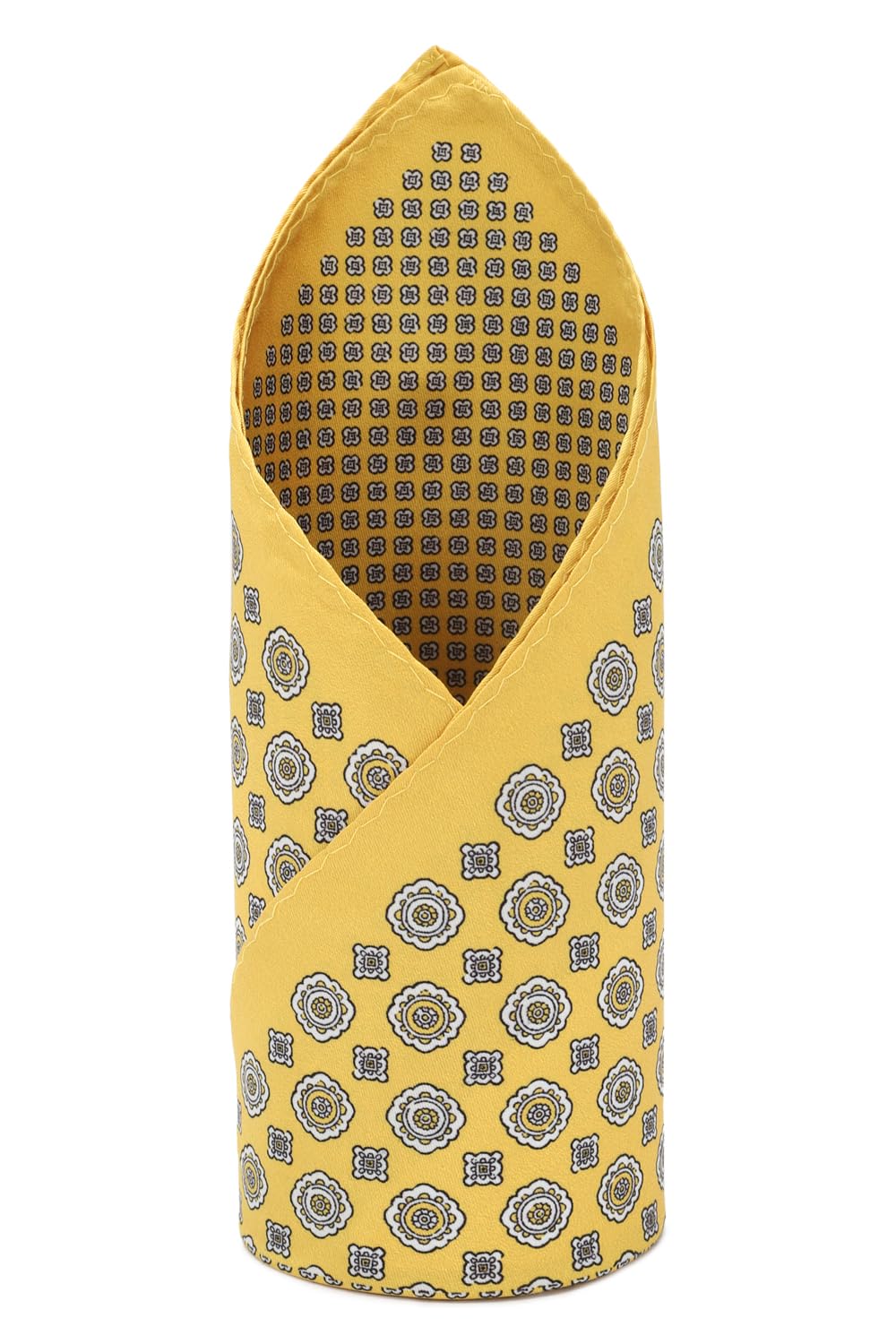 allen solly Men Polyester Casual Style Yellow Party Pocket Square, Free Size-picture-34