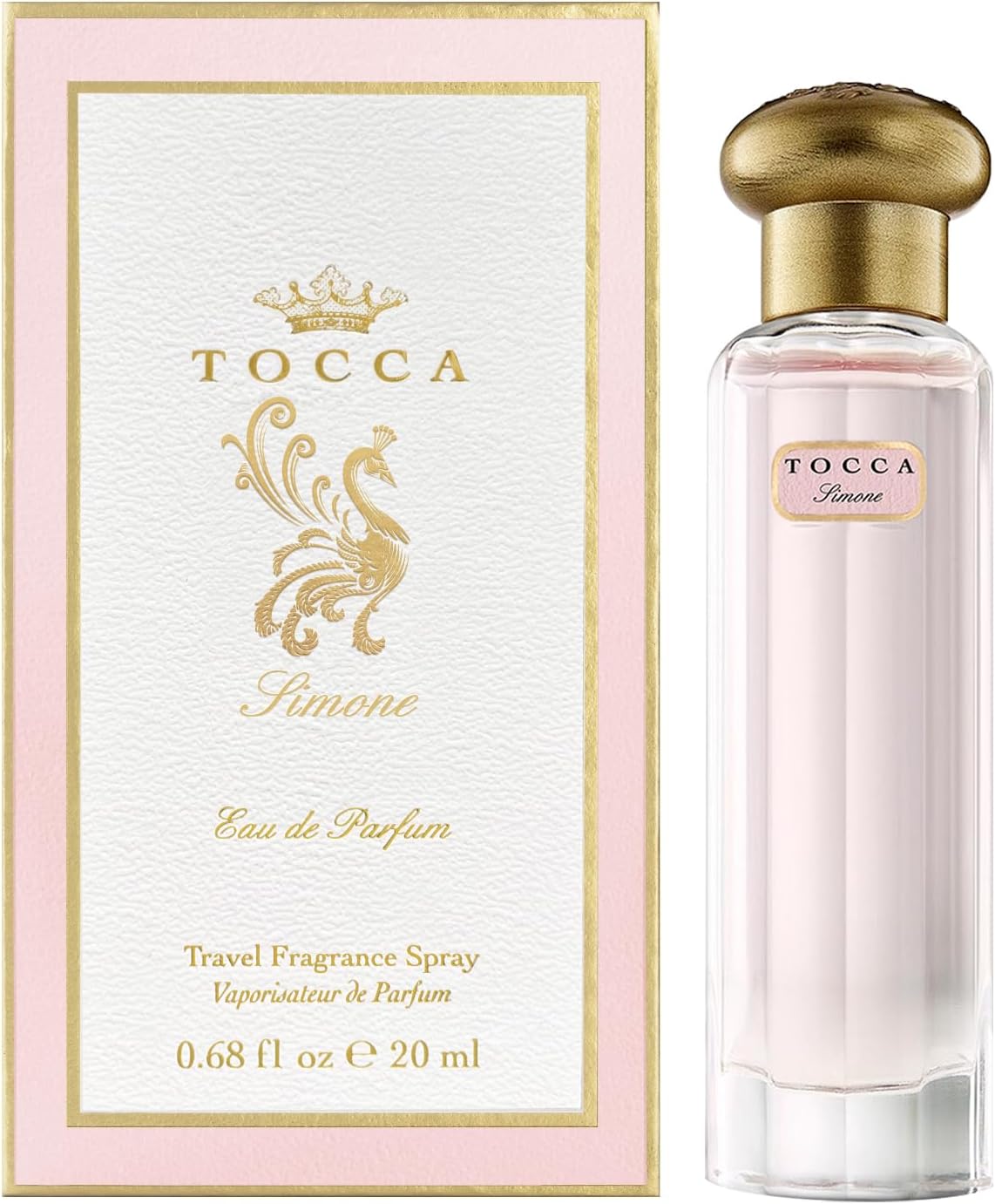 Women's Perfume, Simone Fragrance, 0.68 oz (20 ml) - Fresh Floral - Breezy, Sparkling, Radiant