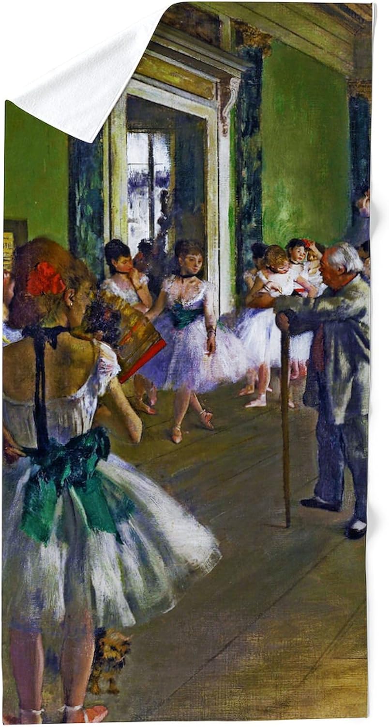 CafePress Degas The Ballet Class 30"x60" Absorbent Cotton Back, Soft Beach, Pool Towel