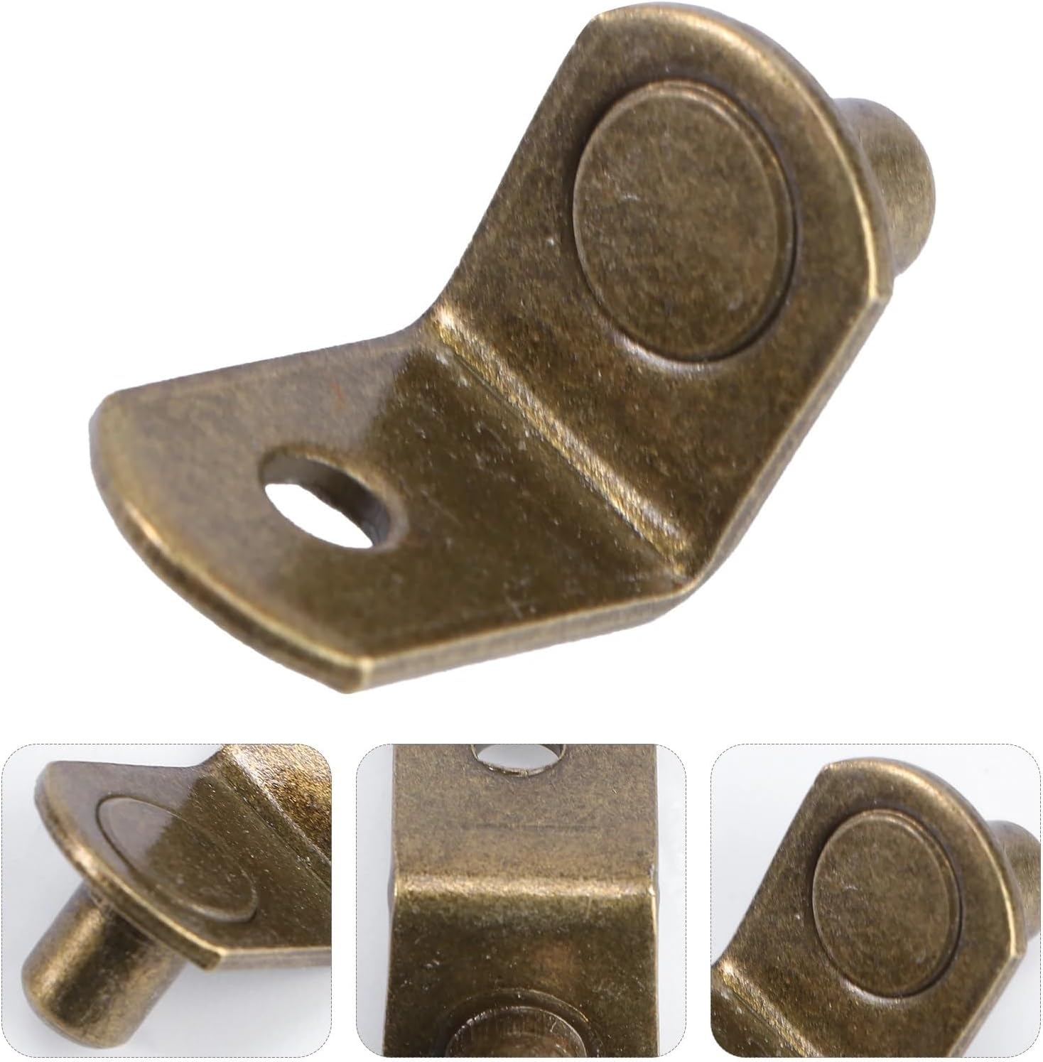 Shelf Pins Support Pegs 100pcs L Shaped Brackets Durable Cabinet Closet Furniture Wardrobe Display Easy Install Hardware