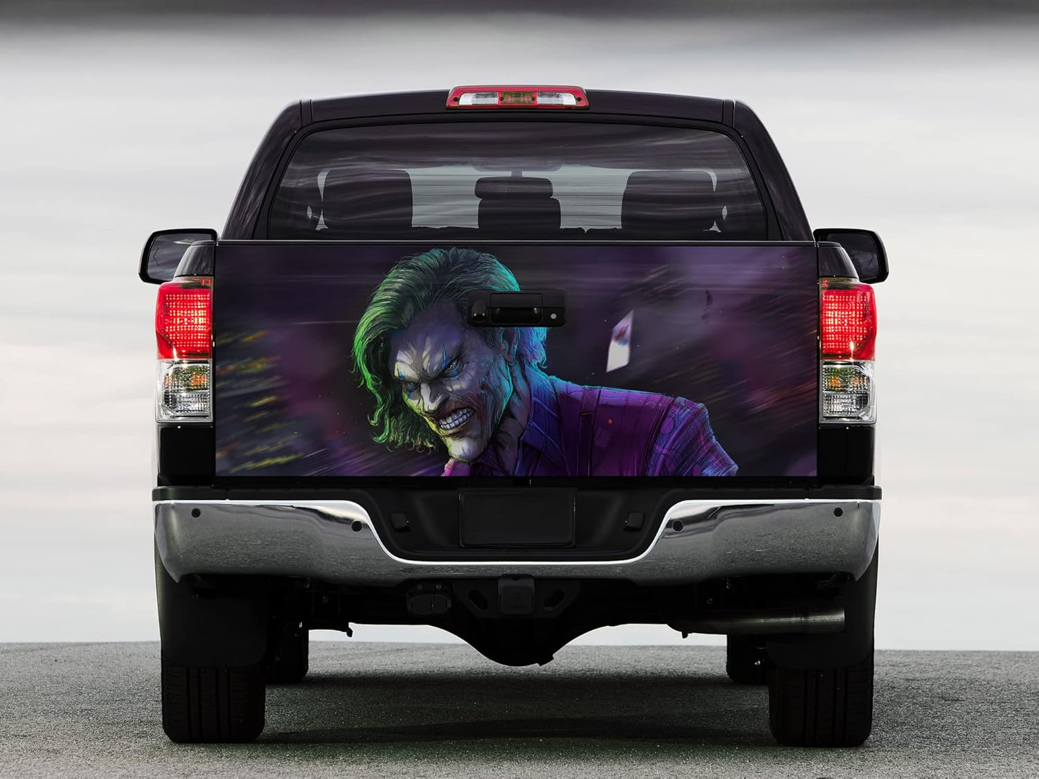 Tailgate Vinyl Wrap Full Color Graphics Truck Decal Joker Arkham Villain Trunk Sticker