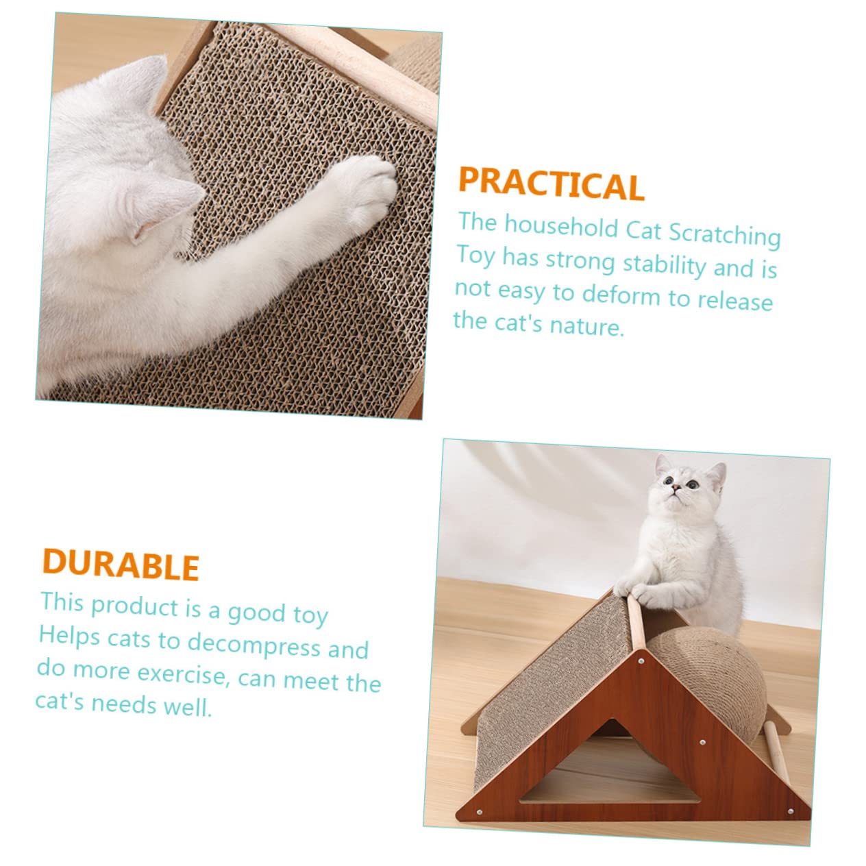 Rascador De Suelo para Gatitos Rascador para Gatos Ideal para Mascotas En Casa
