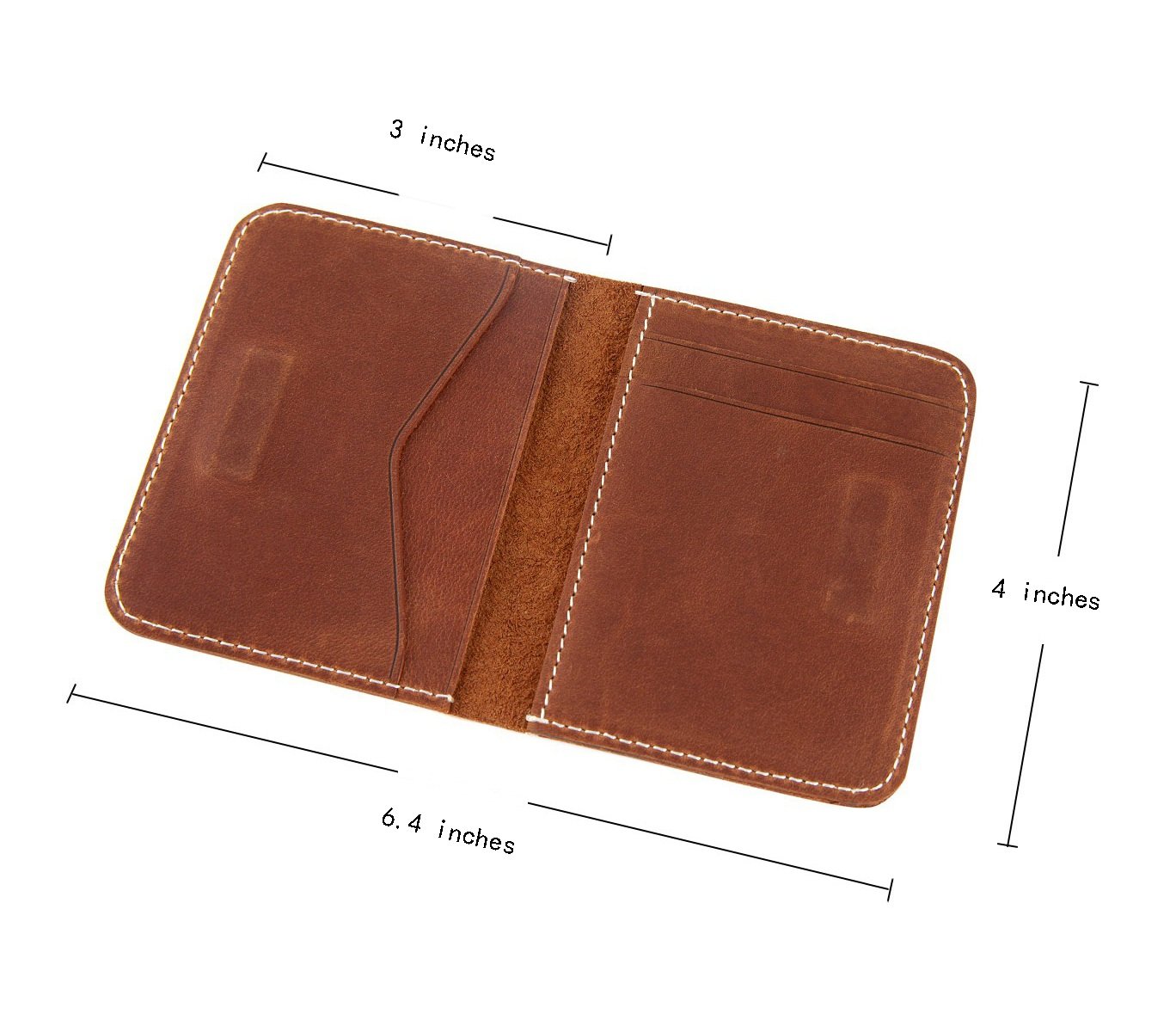 Billetera De Cuero Personalizada Mens Bifold Regalo De Novio - España