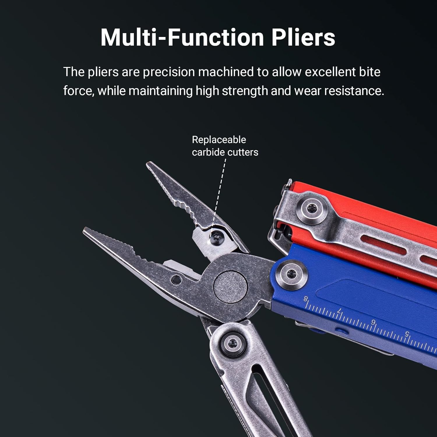 NEXTORCH PIONEER MT20 15-IN-1 Multi-tools Full-Size,Versatile Multi-tool Set with Scissors Needle Nose Pliers Pocket Clip Multi-tool (with Glass-breaker and Cuff key)