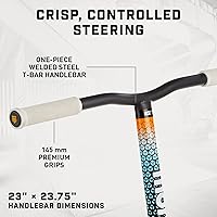 Vista 4 de Mongoose Rise Freestyle - Patinete de acrobaciatruco para niños, jóvenes y adultos, ruedas de alto impacto de 4.331 in, agarre máximo de cobertura