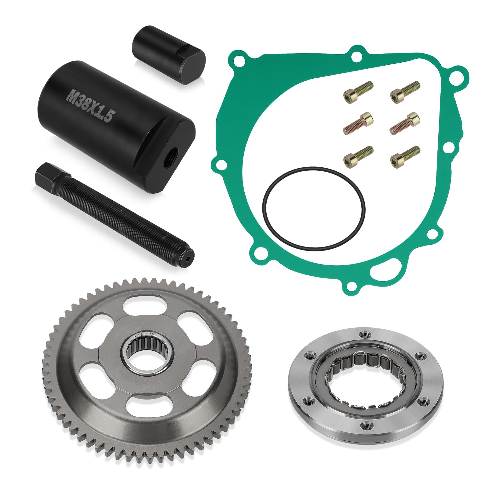 Amazon.com: M MATI Starter Clutch Assy & Flywheel Puller Kit for