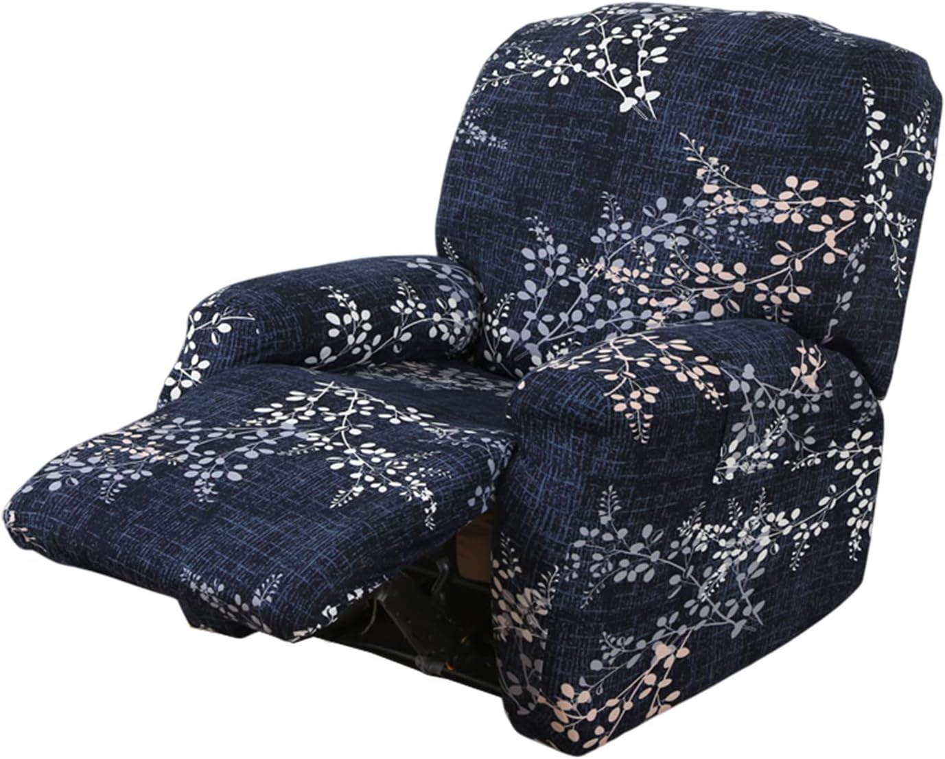 Eco-Ancheng Recliner Slipcovers 4-Pieces Lazyboy Covers Couch Chair Cover Non Slip Reclining with Storage Pockets Furniture Protector for Living Room