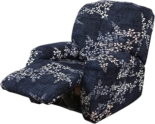 Eco-Ancheng Recliner Slipcovers 4-Pieces Lazyboy Covers Couch Chair Cover Non Slip Reclining with Storage Pockets Furniture Protector for Living Room